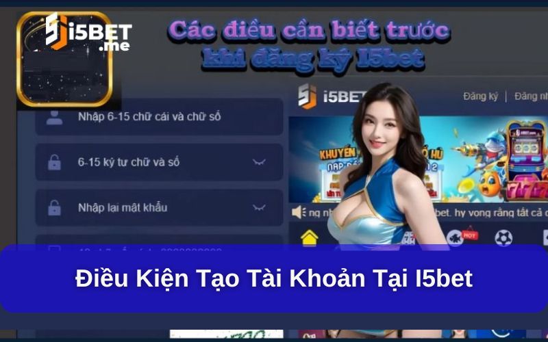 Hướng Dẫn Đăng Ký I5bet Nhanh Chóng Cho Người Mới Điều kiện tạo tài khoản tại i5bet